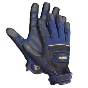 Irwin Large Blue/Black Heavy Duty Jobsite Gloves