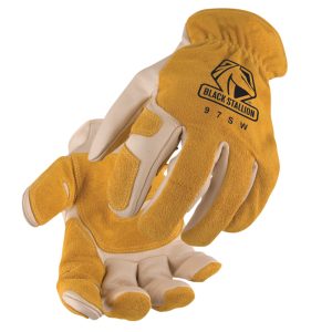 Black Stallion Versatile Grain Cowhide Drivers Gloves 2X
