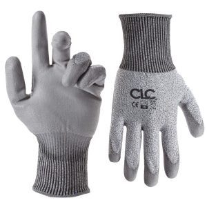 CLC Cut Resistant Polyurethane Dip Glove Large