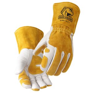 Black Stallion Welding Gloves Cowhide Leather MIG Large