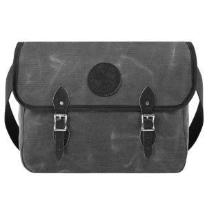 Duluth Pack 12 Liter Capacity Waxed Grey Standard Book Bag