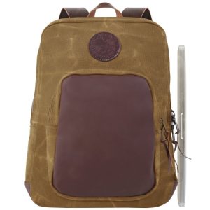 Duluth Pack 21 Liter Capacity Wax Khaki Large Deluxe Laptop Backpack