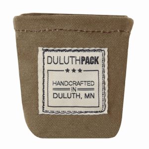 Duluth Pack Wax Khaki Canvas Can Cooler