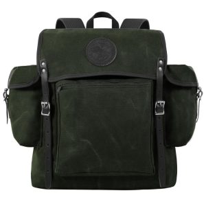 Duluth Pack 32 Liter Capacity Wax Olive Drab Canvas Rambler Backpack