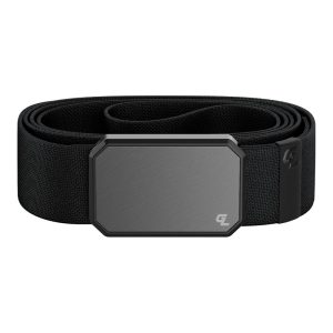 Groove Life Black Belt with Gun Metal Magnetic Buckle