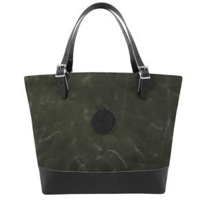 Duluth Pack 33 Liter Capacity Wax Olive Drab Deluxe Market Tote