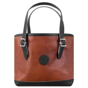 Duluth Pack 9 Liter Capacity Black Trim Bison Leather Lakewalk Tote