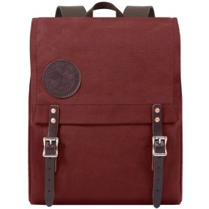 Duluth Pack 9 Liter Capacity Burgundy Box Style Childs Backpack