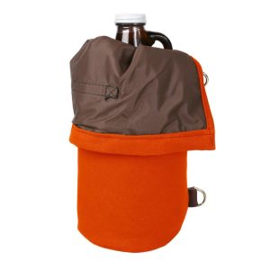 Duluth Pack Orange Canvas One Size Growler Pack
