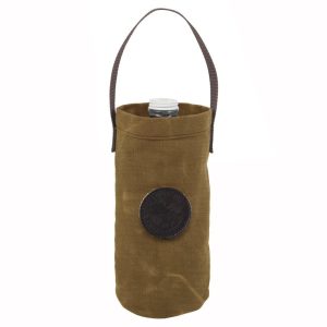 Duluth Pack 10 In. H x 5.5 In. W Wax Khaki Canvas Growler Tote