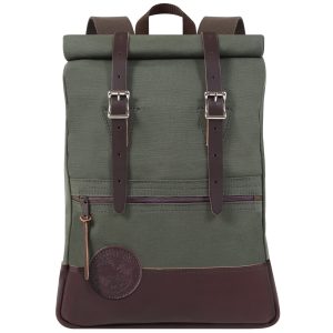 Duluth Pack Deluxe Roll-Top Scout Backpack – Olive Drab