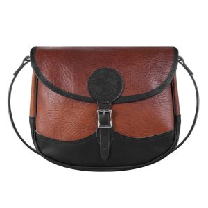 Duluth Pack 3 Liter Capacity Black Medium Bison Leather Shell Purse