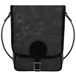 Duluth Pack Haversack with Leather Trim – Waxed Grey