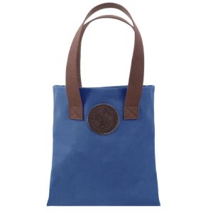 Duluth Pack 6 Liter Capacity Royal Blue Canvas Box Style Promo Tote