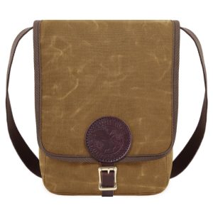 Duluth Pack 6 Liter Capacity Waxed Khaki Haversack With Cotton Web Trim