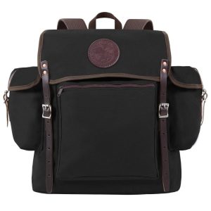 Duluth Pack 32 Liter Capacity Black Canvas Rambler Backpack