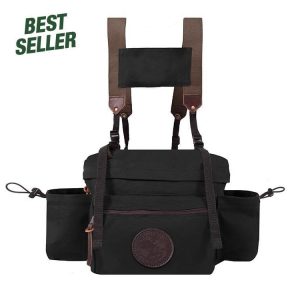 Duluth Pack 12 Liter Capacity Black Canvas All Day Lumbar Pack