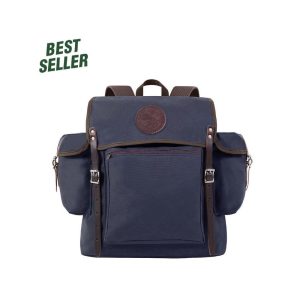 Duluth Pack 32 Liter Capacity Navy Canvas Rambler Backpack