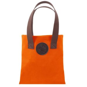 Duluth Pack 6 Liter Capacity Orange Canvas Box Style Promo Tote