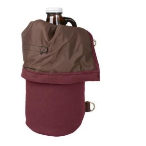 Duluth Pack Burgundy Canvas One Size Growler Pack
