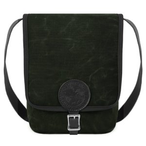Duluth Pack 6 Liter Capacity Waxed Olive Drab Haversack With Cotton Web Trim
