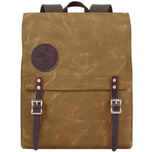Duluth Pack 9 Liter Capacity Wax Khaki Box Style Childs Backpack