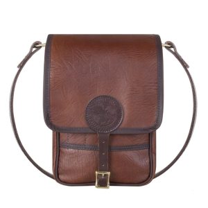 Duluth Pack 6 Liter Capacity Brown Trim Bison Leather Haversack