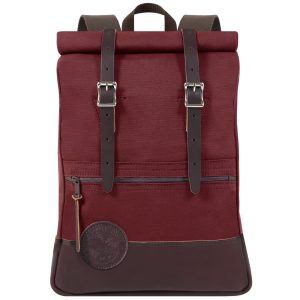 Duluth Pack Deluxe Roll-Top Scout Backpack – Burgundy