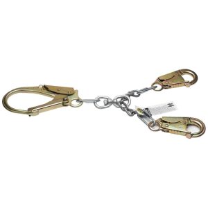 Werner 22 In. Chain Rebar Positioning Lanyard (Chain 2 Snaphook Rebar Hook)