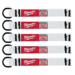 Milwaukee 5pc 5lb D-Ring Web Attachment