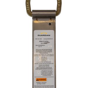 Guardian Fall Protection Ridge-It Anchor 9 3/4 with Single D Ring