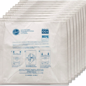 Hoover Commercial Vacuum Vacuum Bag-CC1 Hepa for Hushtone CH32008 10 Pack