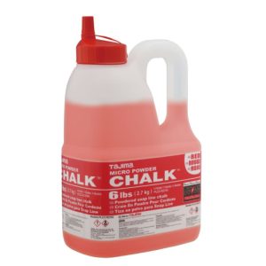 Tajima Micro Chalk Powdered Snap Line Chalk Red 6 lbs