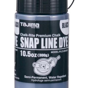Tajima CHALK-RITE Powder Dye Ultra-Fine Wind and Water Resistant Permanent 10.5 oz. Black