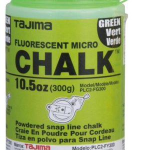Tajima CHALK-RITE Micro Chalk Ultra-Fine Fluorescent Green Chalk 300 Gr./ 10.5 Oz. with Easy Fill Nozzle