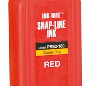 Tajima INK-RITE Quick Dry Liquid Permanent Red Ink with Easy Fill Nozzle for INK-RITE