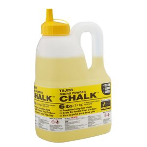 Tajima Micro Chalk Powdered Snap Line Chalk Yellow 6 lbs