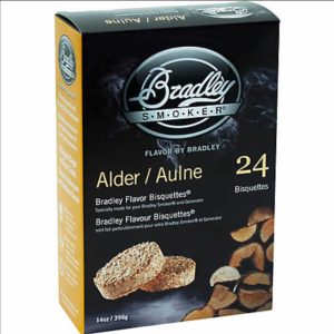 Bradley Smoker Alder Bisquettes–24 Pack