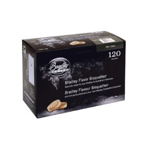 Bradley Smoker Smoking Bisquettes Oak Wood 120pk
