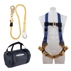 Werner Aerial Kit with BaseWear Std Harness 6ft SoftCoil Lanyard