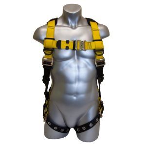 Guardian Fall Protection XXXL Series 3 Full-Body Harness with Chest QC