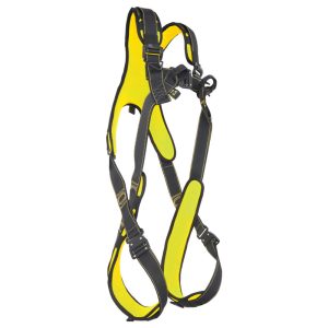 Guardian Fall Protection Cyclone Harness Black/Yellow QC Chest / QC Leg / No Waist Belt / Non Construction Xl