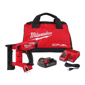 Milwaukee M18 FUEL 18 Gauge 1/4 in. Narrow Crown Stapler Kit