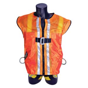 Guardian Fall Protection Mesh Construction Tux Harness – L – Orange