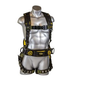 Guardian Fall Protection XX-Large Cyclone Construction Harness – Black/Yellow