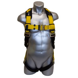 Guardian Fall Protection Series 3 Full-Body Harness with QC Chest/Legs Buckle XL-XXL