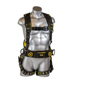 Guardian Fall Protection X-Large Cyclone Construction Harness – Black/Yellow
