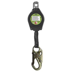 Peakworks Self-Retracting Lifeline (SRL) with Webbing Snap Hook 12 Ft. L. Black