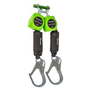 Safewaze 6′ Latitude Dual Leg Class A Web SRL with Snap Hook