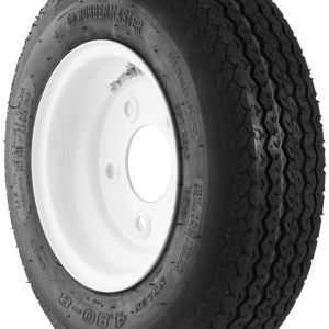 Rubbermaster Tire 5.70-8 4P TL & MTD 8 x 3.75 5 on 4.5 STAMPED